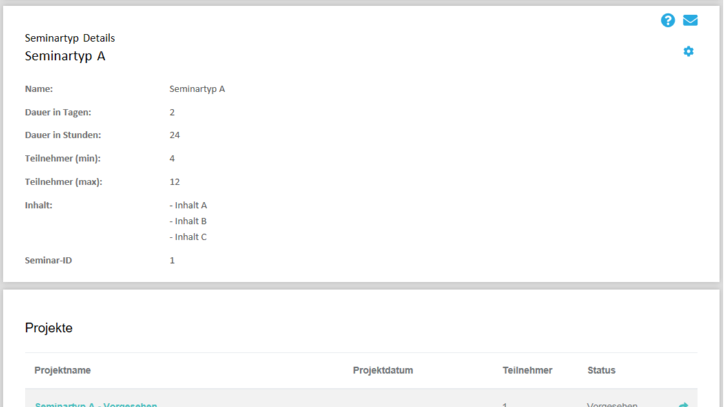 Modul Seminarmanagement - image 1